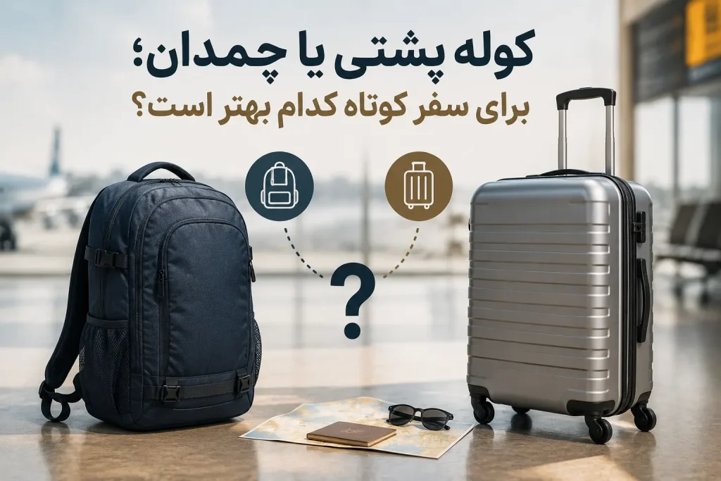 کوله پشتی یا چمدان